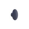 Muuto DOTS Wieszak Drewniany XS - 6.5 cm Granatowy Midnight Blue